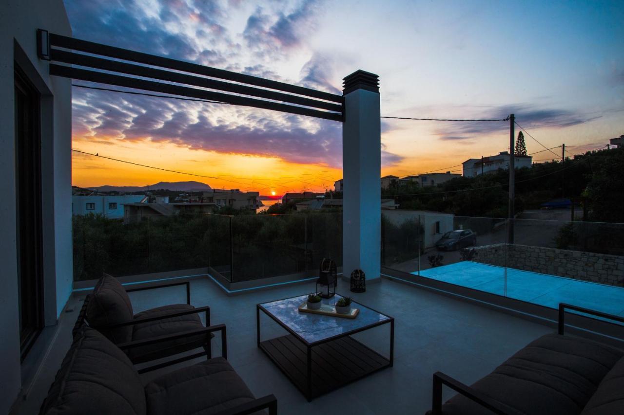 Avrilia Seaside Villa Heated Pool Almirida Dış mekan fotoğraf