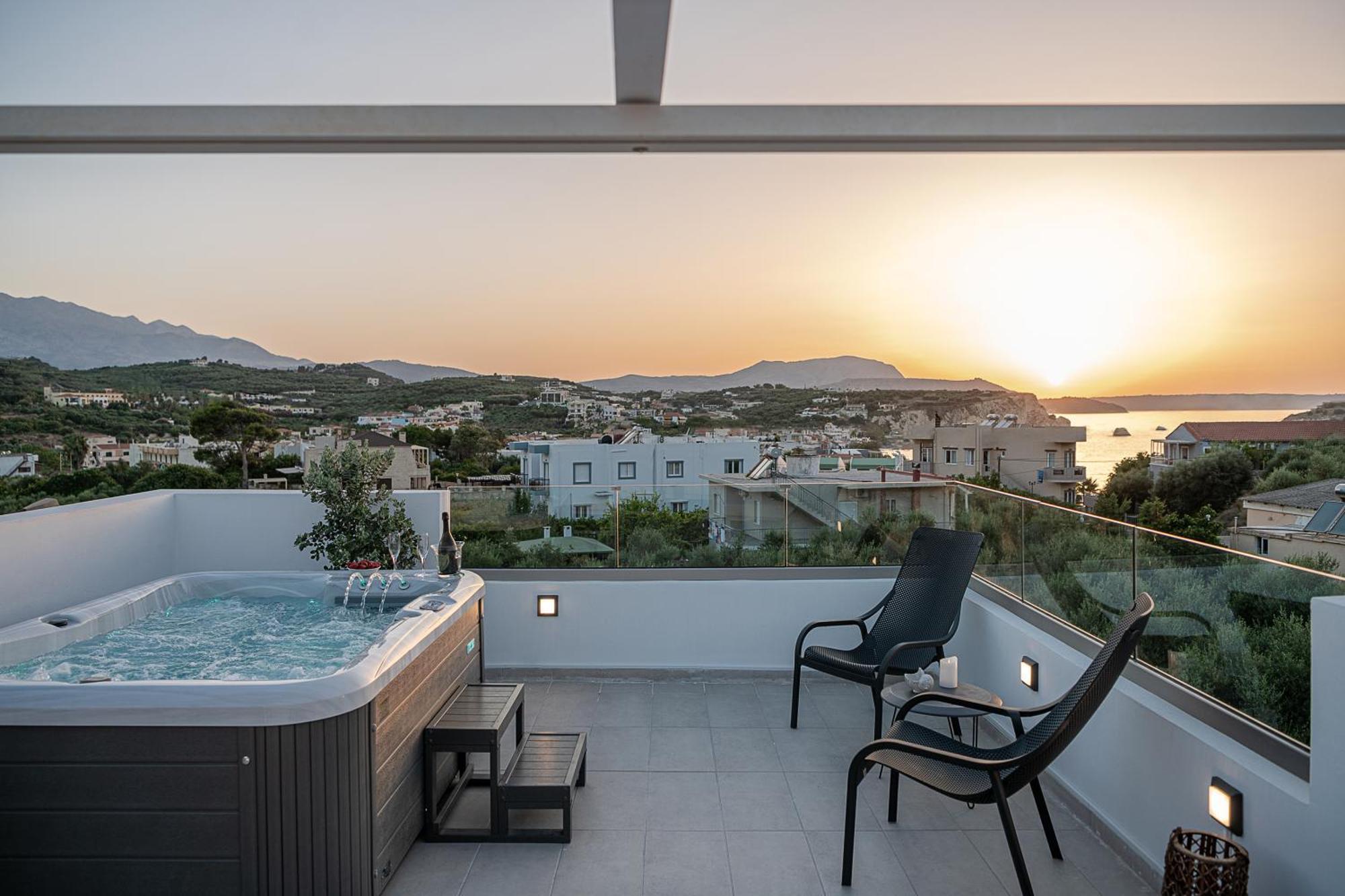 Avrilia Seaside Villa Heated Pool Almirida Dış mekan fotoğraf