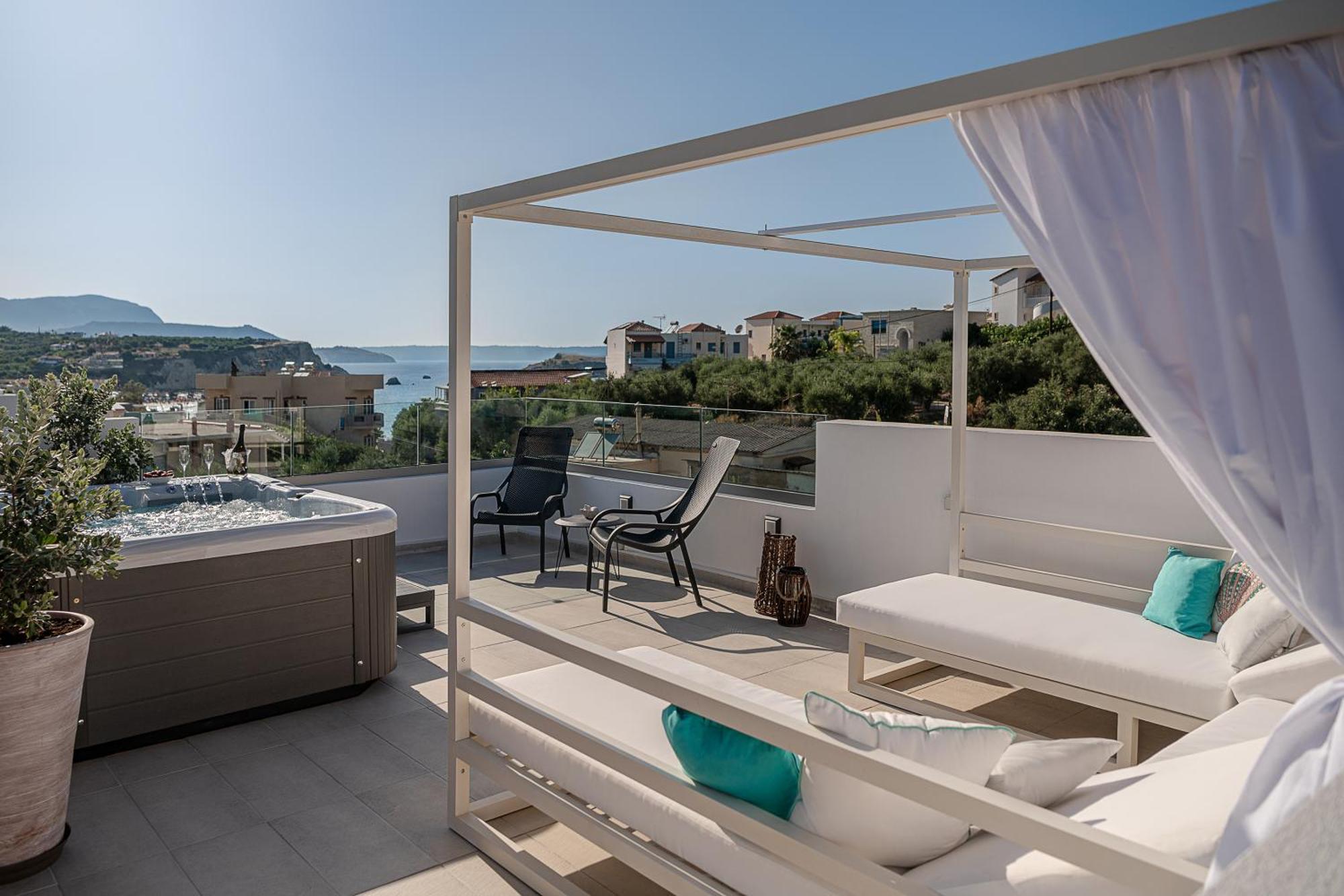 Avrilia Seaside Villa Heated Pool Almirida Dış mekan fotoğraf