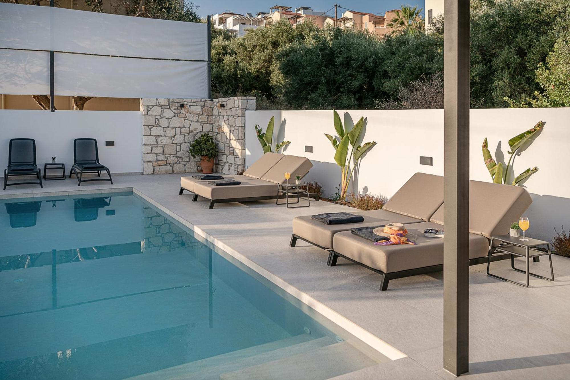 Avrilia Seaside Villa Heated Pool Almirida Dış mekan fotoğraf